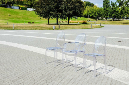 Scaun Elizabeth 43x53x94,5 cm, Policarbonat Transparent - King Home [12]