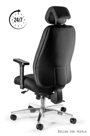 Scaun ergonomic 24/7 Unique ULTIMA, negru [2]