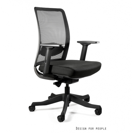 Scaune High end - Scaun ergonomic birou tapiterie material textil Anggun M, inaltime reglabila, cotiere ajustabile, 1198-B-SM01-BL418 - Unique