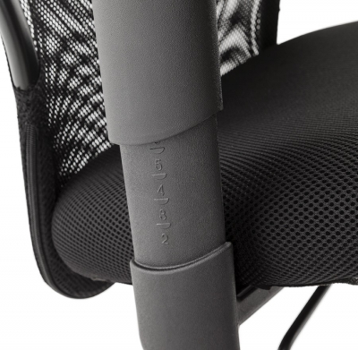 Scaun ergonomic birou negru Soviet cu tetiera reglabila, spatar mesh, OC00380BL - Kokoon [11]