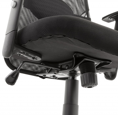 Scaun ergonomic birou negru Soviet cu tetiera reglabila, spatar mesh, OC00380BL - Kokoon [15]