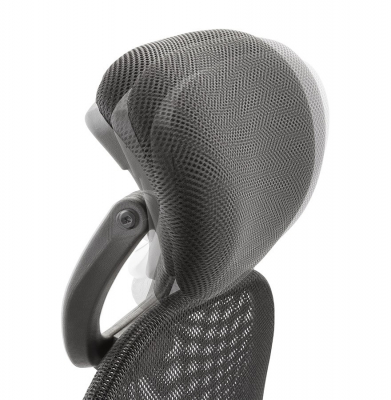 Scaun ergonomic birou negru Soviet cu tetiera reglabila, spatar mesh, OC00380BL - Kokoon [8]