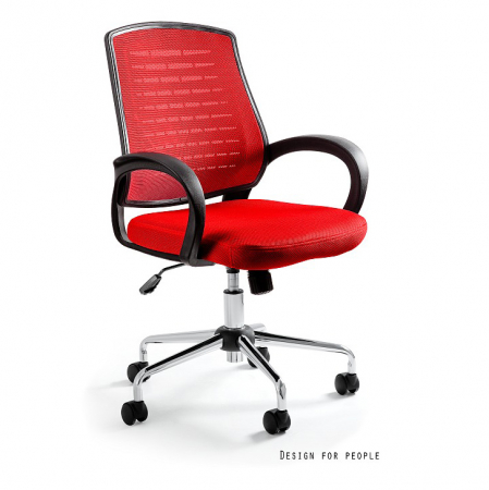Scaun ergonomic de birou Award, sezut cu tapiterie textila diverse culori, inaltime reglabila, baza metal cromat, cu cotiere, W-120-4 - Unique [11]