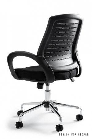 Scaun ergonomic de birou Award, sezut cu tapiterie textila diverse culori, inaltime reglabila, baza metal cromat, cu cotiere, W-120-4 - Unique [1]