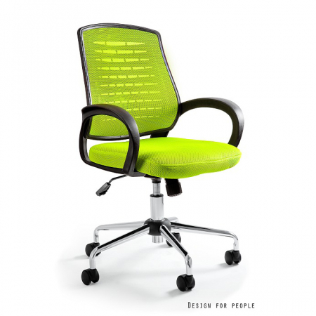 Scaun ergonomic de birou Award, sezut cu tapiterie textila diverse culori, inaltime reglabila, baza metal cromat, cu cotiere, W-120-4 - Unique [13]