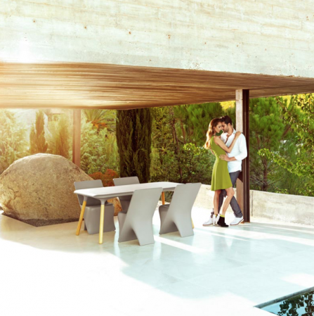 Scaun exterior Pal 50x53x80 cm, rasina din polietilena, design modern, 51025 - Vondom [6]