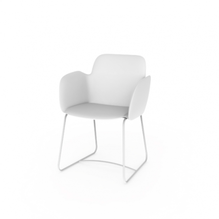 Fotolii si scaune - Scaun exterior Pezzettina cu brate, 58x55x80 cm, design modern, 56005 - Vondom
