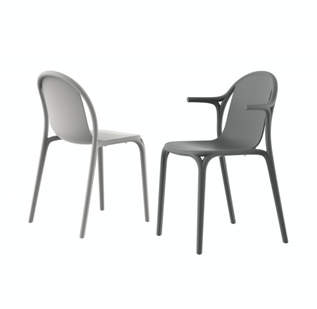 Scaun exterior premium Brooklyn cu brate, polipropilena injectata cu fibra de sticla, 65038 - Vondom [1]