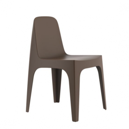 Fotolii si scaune - Scaun exterior Solid fara brate, polipropilena injectata cu aditivi minerali, 55024 - Vondom