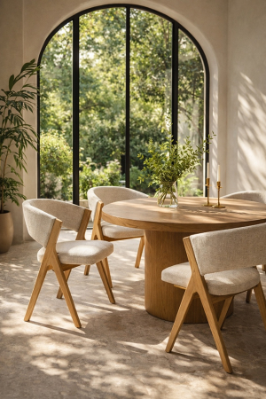 Scaun Firenze 55x48x79 cm, Bej - King Home [7]