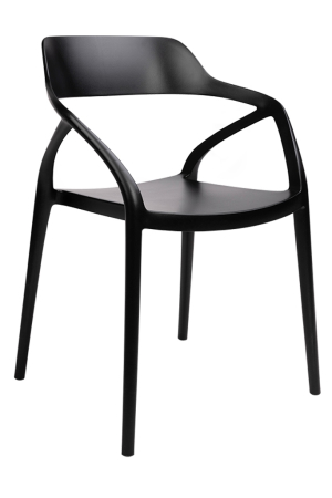 Scaune - Scaun Gloria 57x54x79 cm, Polipropilenă Negru - King Home