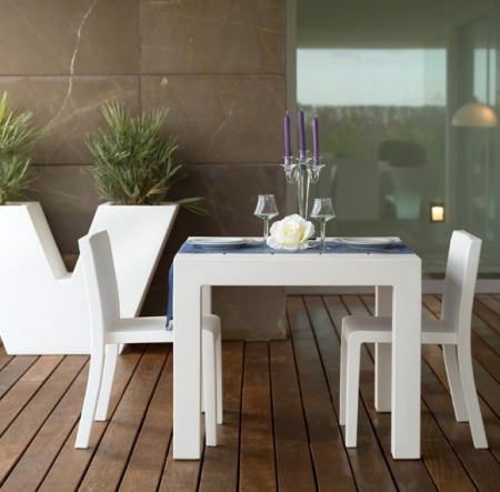 Scaun gradina/terasa Jut fara brate 51x53x80 cm, polipropilena, diverse culori, 44409 - Vondom [5]