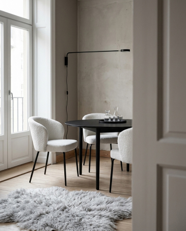 Scaun Greta 56x59x81 cm, Alb - King Home [9]