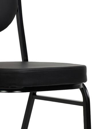 Scaun Hebe 44x56x93,5 cm, Negru - King Home [6]