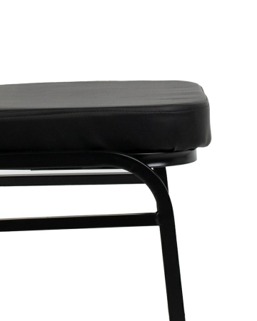Scaun Hebe 44x56x93,5 cm, Piele Ecologică Negru - King Home [4]
