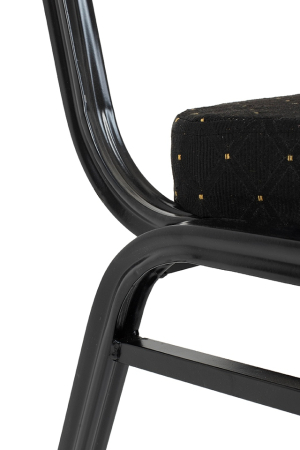 Scaun Heron 46x58x93,5 cm, Negru - King Home [4]