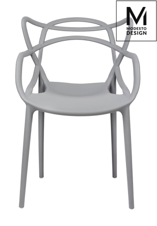 Scaun Hilo 55x58x81 cm, Polipropilenă Gri - Modesto Design [3]