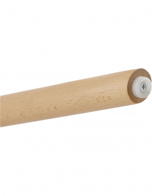 Scaun inalt bar caramiziu Tegan design scandinav, picioare fag cu inel crom, BS03710BRNA - Kokoon [12]