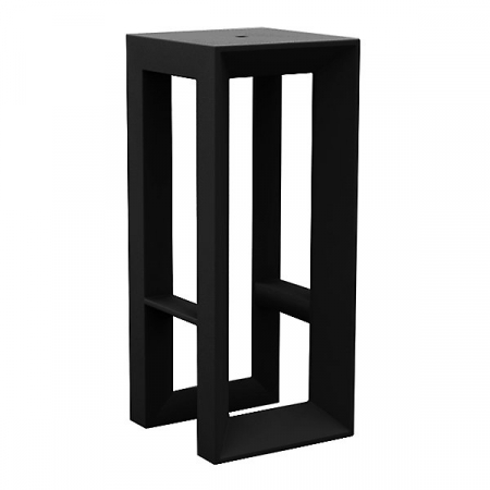 Scaune inalte de bar pentru gradina & terasa - Scaun inalt bar patrat fara spatar Frame 30x30x72 cm polipropilena, design modern, 54076 - Vondom
