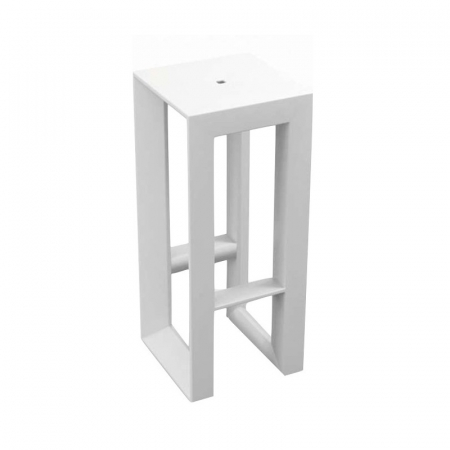 Scaun inalt bar patrat fara spatar Frame 30x30x72 cm polipropilena, design modern, 54076F - Vondom [1]
