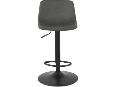 Scaun inalt bar rotativ Buxton gri cu inaltime reglabila, BS03380DGBL - Kokoon [1]