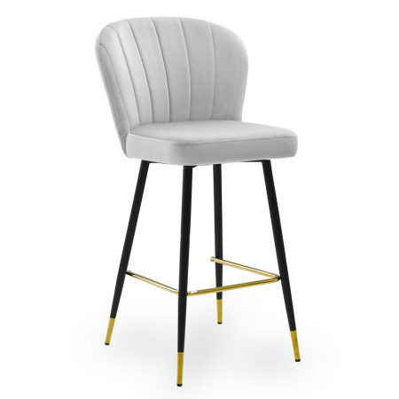 Scaun inalt de bar personalizabil Camper, fara cotiere, picioare metal, 70 cm, SHELH7STGR1XXXP - Atreve [3]
