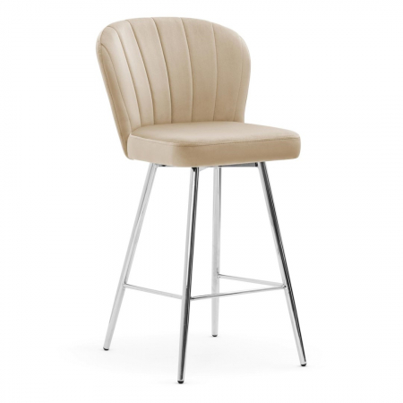 Scaun inalt de bar personalizabil Camper, fara cotiere, picioare metal, 70 cm, SHELH7STGR1XXXP - Atreve [6]