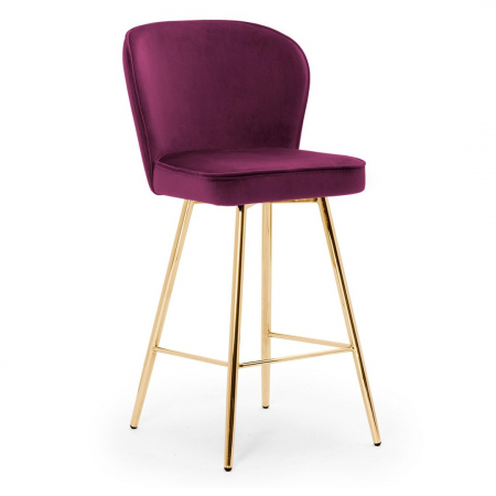 Scaun inalt de bar personalizabil Jakko picioare metal, 67 cm, AINEH6STGR2XXXP - Atreve [14]
