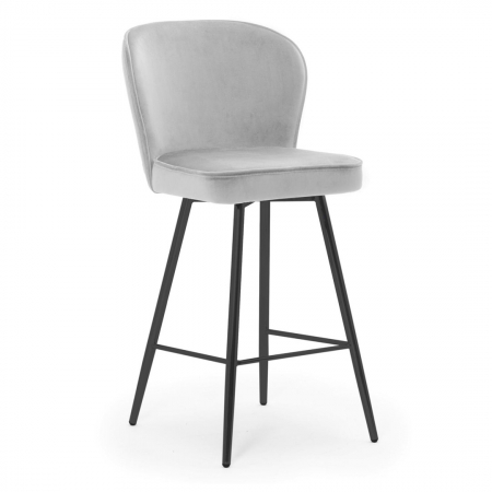 Scaune de bar - Scaun inalt de bar personalizabil Jakko picioare metal, 87 cm, AINEH8STGR2XXXP - Atreve