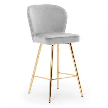 Scaun inalt de bar personalizabil Jakko picioare metal, 67 cm, AINEH6STGR2XXXP - Atreve [2]