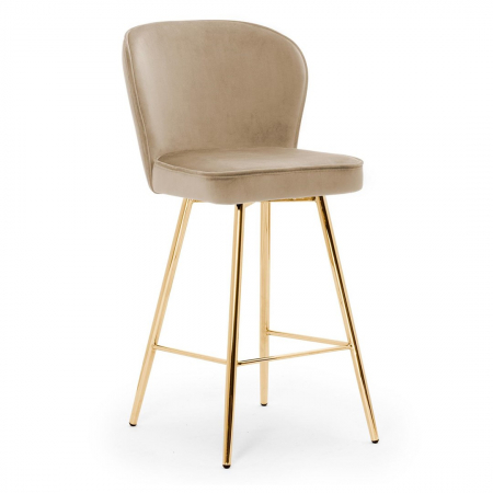 Scaun inalt de bar personalizabil Jakko picioare metal, 87 cm, AINEH8STGR2XXXP - Atreve [6]