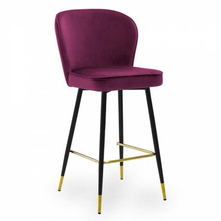 Scaun inalt de bar personalizabil Jakko picioare metal, 67 cm, AINEH6STGR2XXXP - Atreve [13]