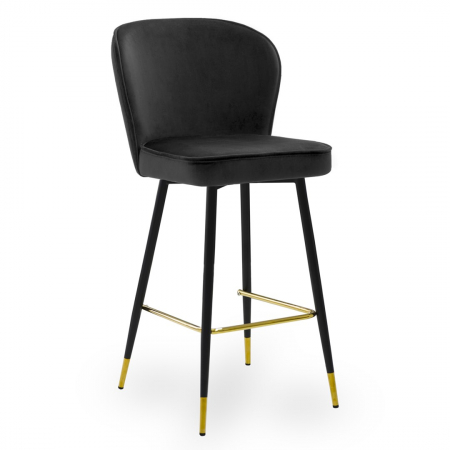 Scaun inalt de bar personalizabil Jakko picioare metal, 67 cm, AINEH6STGR2XXXP - Atreve [9]