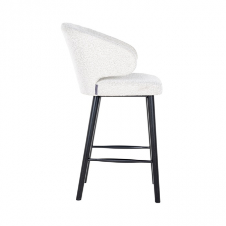 Taburet de bar Indigo alb boucl√© (Copenhagen 900 Boucl√© White), S4496 WHITE BOUCLé - Richmond Interiors [1]