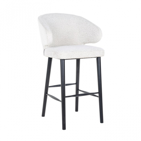 Scaune de bar - Taburet de bar Indigo alb boucl√© (Copenhagen 900 Boucl√© White), S4496 WHITE BOUCLé - Richmond Interiors