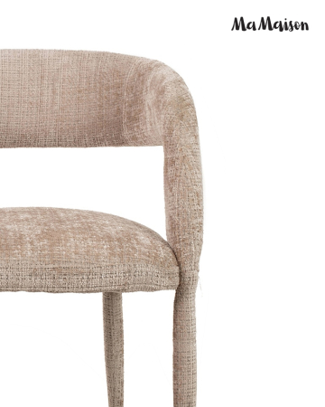 Scaun Iris 59x63x77 cm, Bej - MaMaison [6]