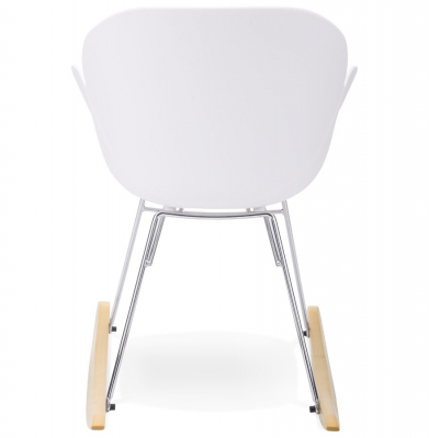 Scaun alb KNEBEL tip balansoar, sezut polipropilena, AC01380WH - Kokoon [3]