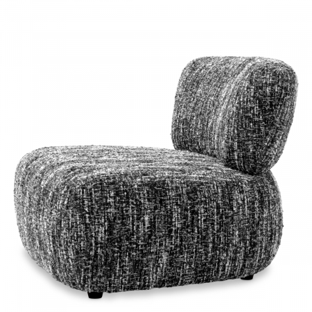   Scaun Leon bouclé sonata negru 118839 EICHHOLTZ [4]
