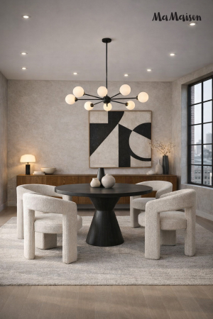 Scaun Logan 61x54x76 cm, Davis Cremona 1 Alb - MaMaison [10]