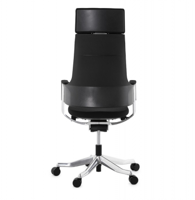 Scaun managerial negru Edwards tapiterie material textil, design modern ergonomic, OC00330BL - Kokoon [4]