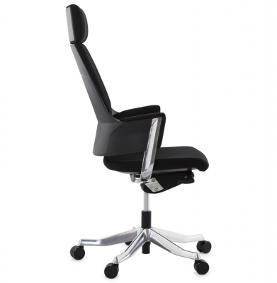 Scaun managerial negru Edwards tapiterie material textil, design modern ergonomic, OC00330BL - Kokoon [2]
