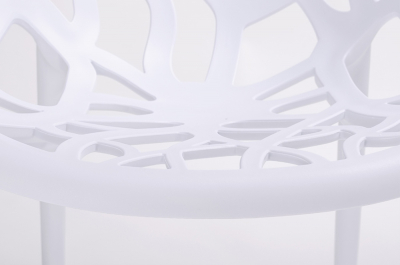 Scaun modern design Lines alb/negru, polipropilena, C1024.WHITE - King [3]