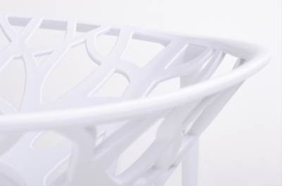 Scaun modern design Lines alb/negru, polipropilena, C1024.WHITE - King [2]