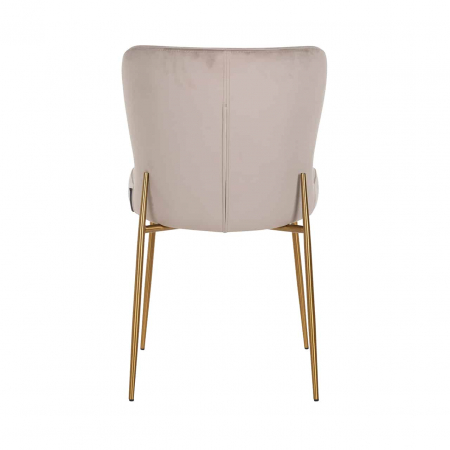 Scaun Odessa catifea kaki catifelată / aur bursucat ignifugat (FR-Quartz 903 Khaki), S4508 FR KHAKI VELVET - Richmond Interiors [2]