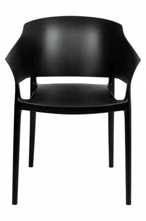 Scaun Omar Negru- Minimalist - Polipropilena, 353-APP - King [3]
