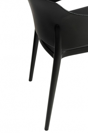 Scaun Omar Negru- Minimalist - Polipropilena, 353-APP - King [7]