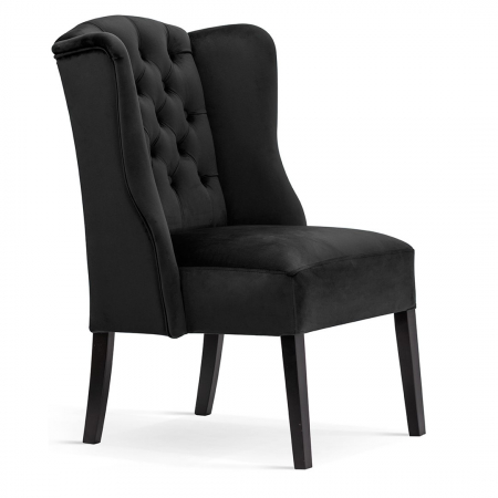 Scaun personalizabil Mabon stil chesterfield, spatar cu laterale, picioare lemn, WEROCHSTGR1XXXP - Atreve [2]
