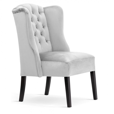Scaune - Scaun personalizabil Mabon stil chesterfield, spatar cu laterale, picioare lemn, WEROCHSTGR1XXXP - Atreve