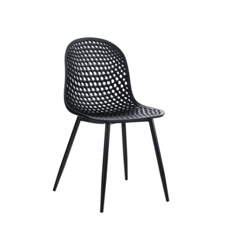 Scaune - Scaun Phils Negru - Minimalist - polipropilena, KH010100237 - King