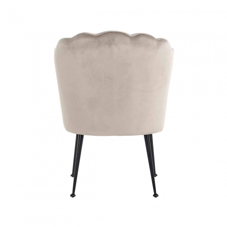 Scaun Pippa catifea kaki / negru (Quartz Khaki 903), S4445 B KHAKI VELVET - Richmond Interiors [2]